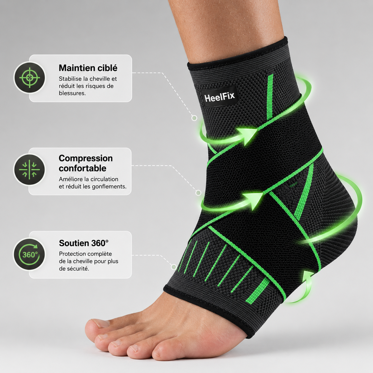 Chevillère de Soutien HeelFix®